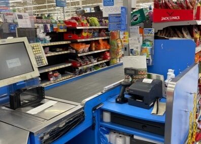 view of the cash counter at the store